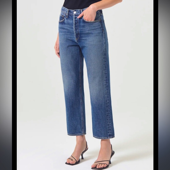 Agolde Denim - AGOLDE 90'S CROP MID RISE STRAIGHT Jeans Size 24